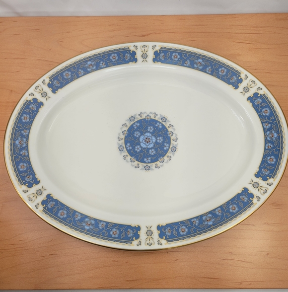 Carico Renaissance Fine China Japan Oval Serving Platter 13.5" - Picture 12 of 13